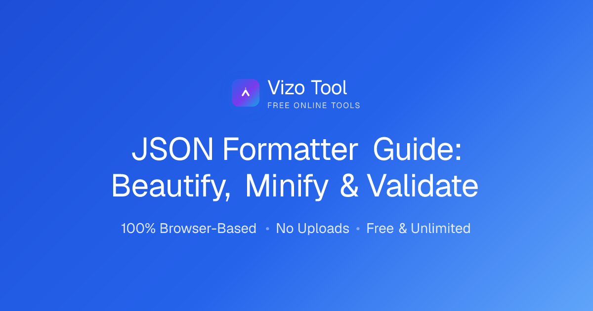 JSON Formatter Guide: Beautify, Minify & Validate